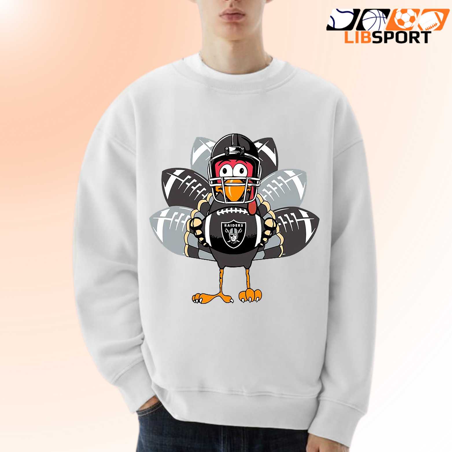 Las Vegas Raiders Turkey T Shirt, Thanksgiving Football Tee, Unisex Nfl Shirt